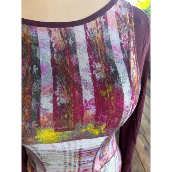 Anthropologie Cap Juluca Dress Sz. 10 - Midi, Y2K, Abstract, Long Sleeve - Picture 2 of 4